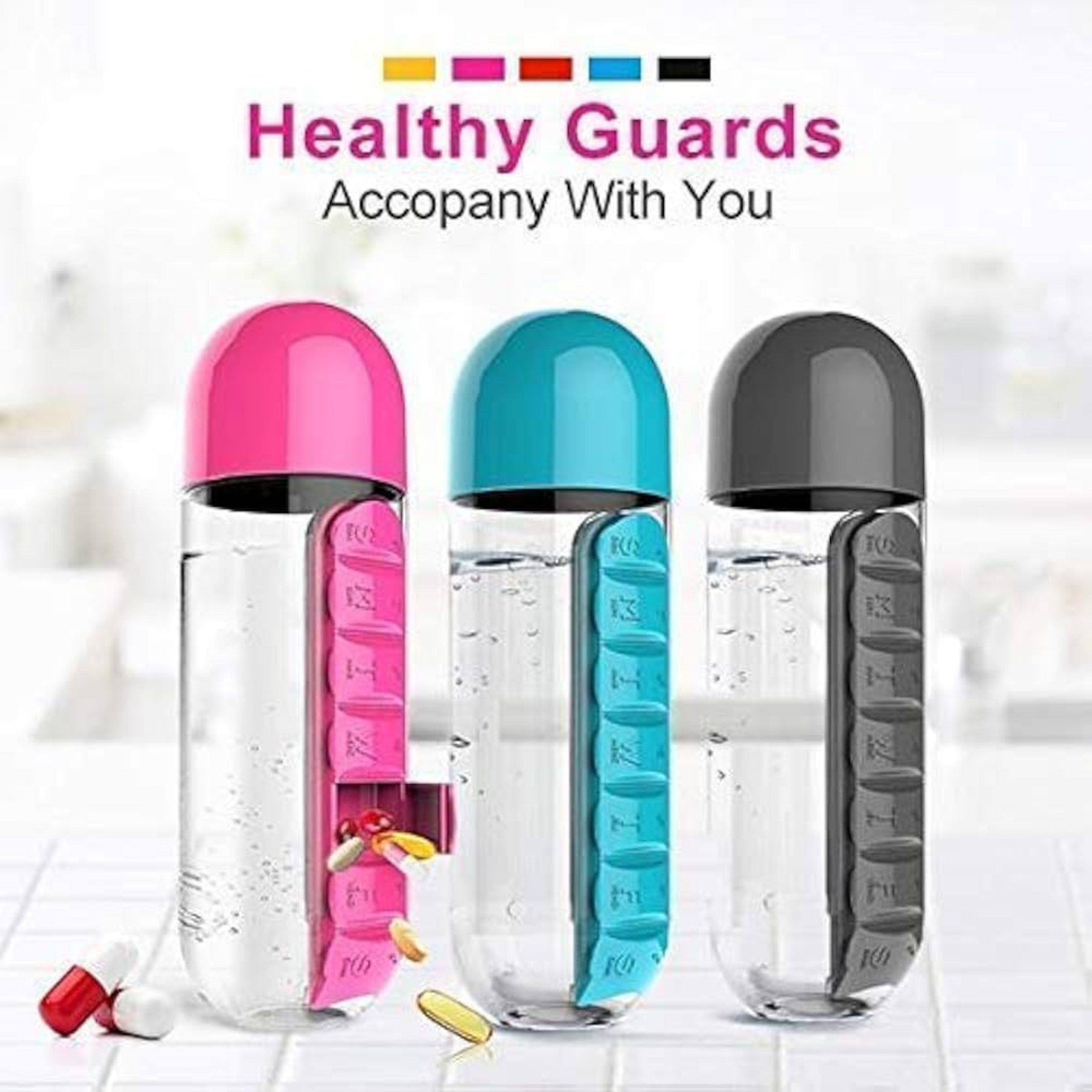 Water Bottle With Pill Holder_Slide